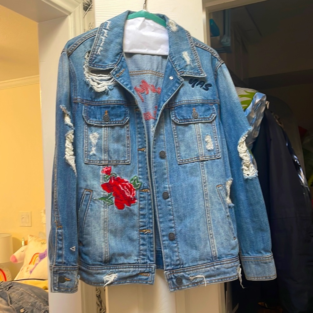 Embroidered Denim Jacket